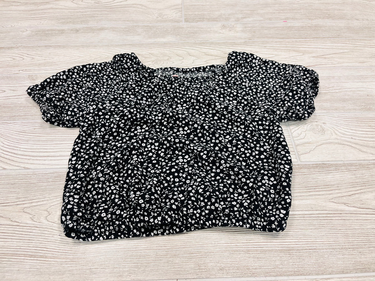 Cat & Jack Floral Print Short Sleeve Shirt