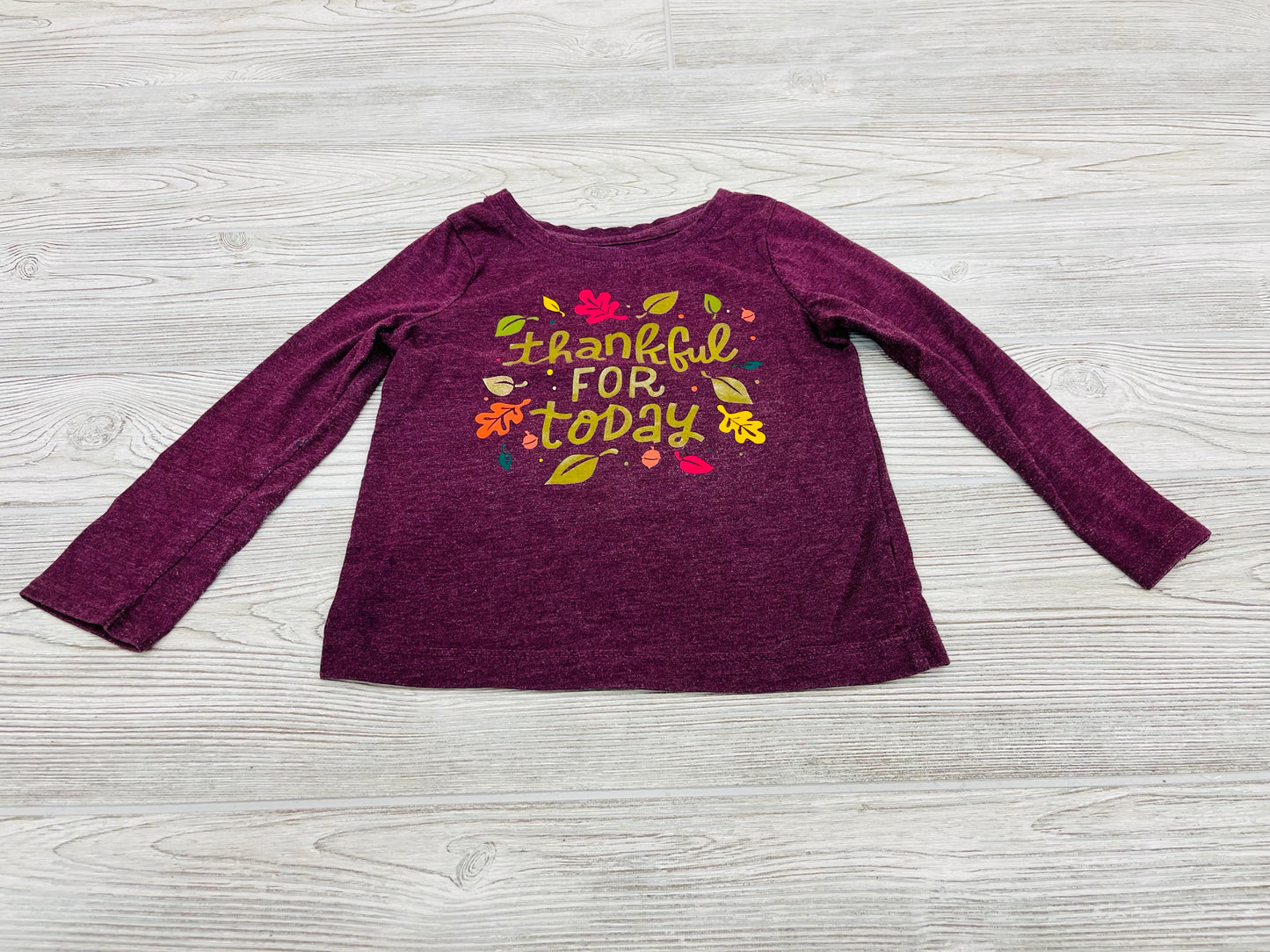 Cat & Jack “Thankful for Today” Long Sleeve Shirt
