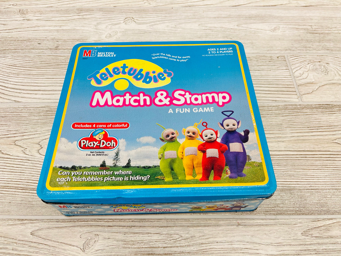 Vintage Teletubbies Match & Stamp A Fun Game