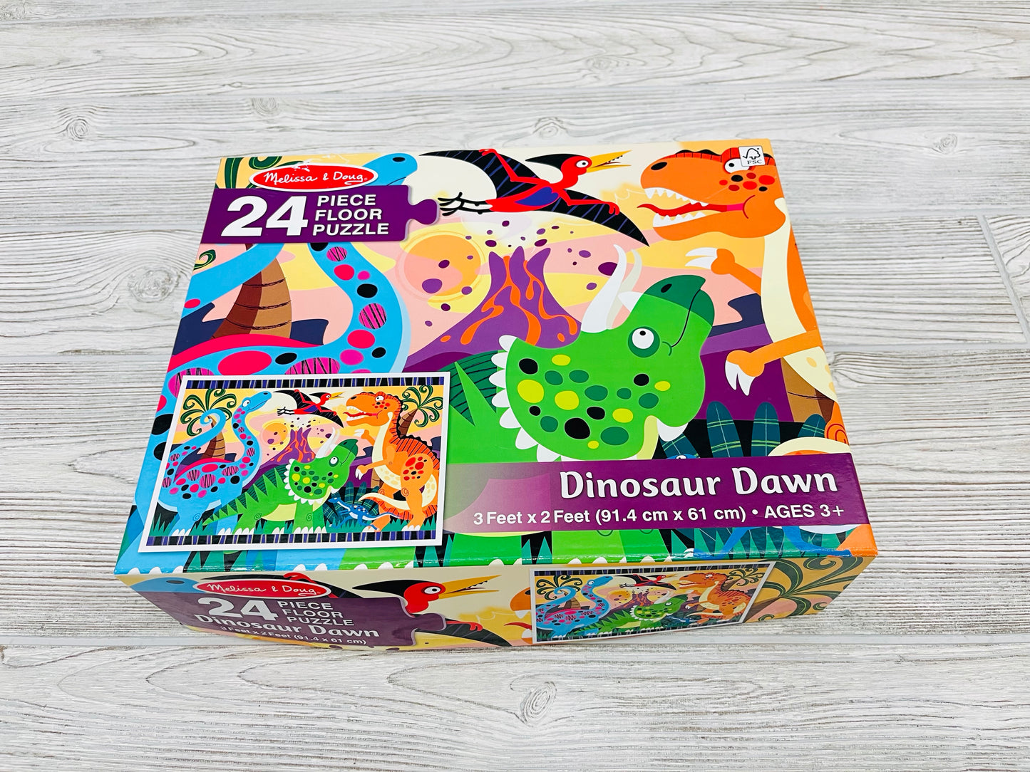 Melissa & Doug Dinosaur Dawn Floor Puzzle