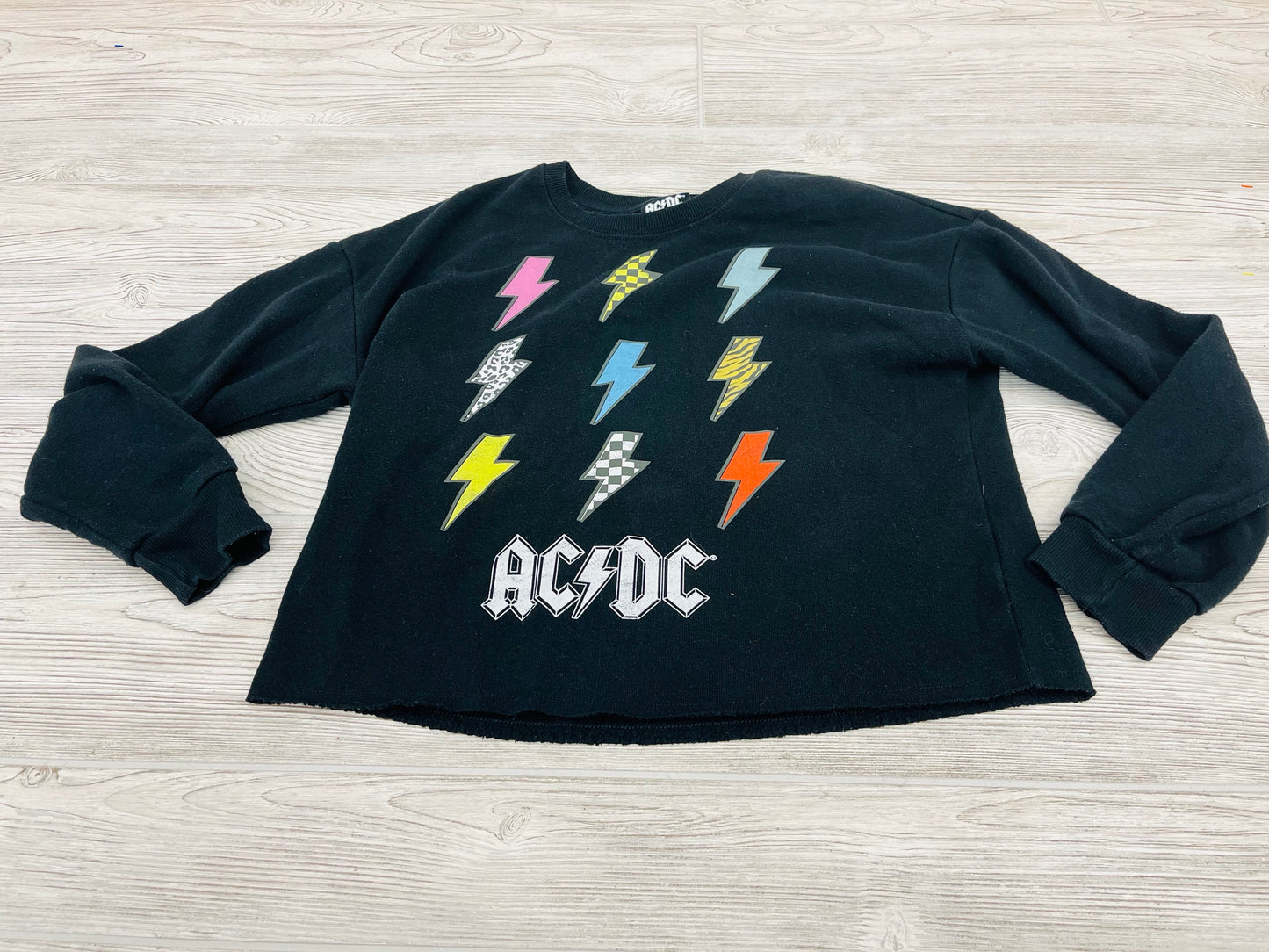 AC/DC Cropped Sweatshirt