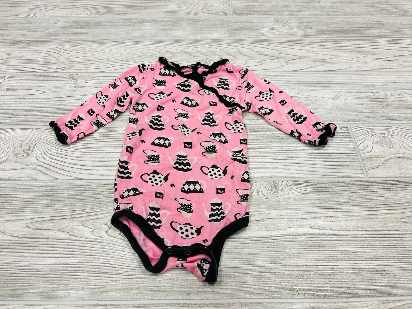 KicKee Pants Teapot Long Sleeve Onesie
