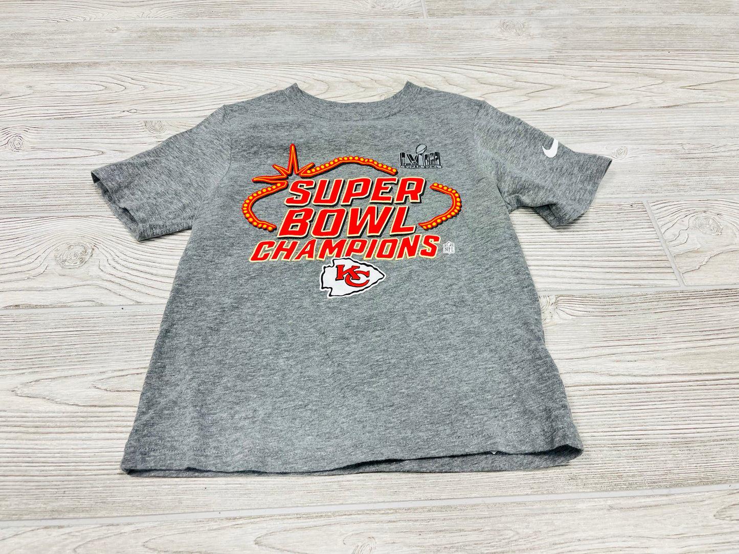 The Nike Tee Kansas City Chiefs Super Bowl Champions Short Sleeve Shirt
