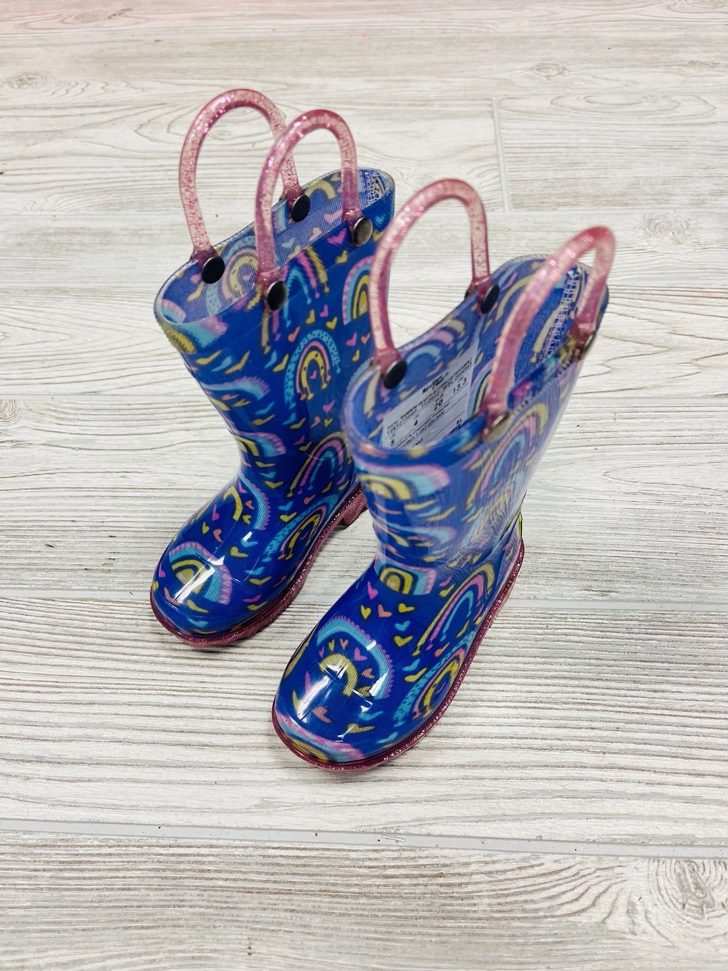 Western Chief Rainbow Print Light Up Rain Boots