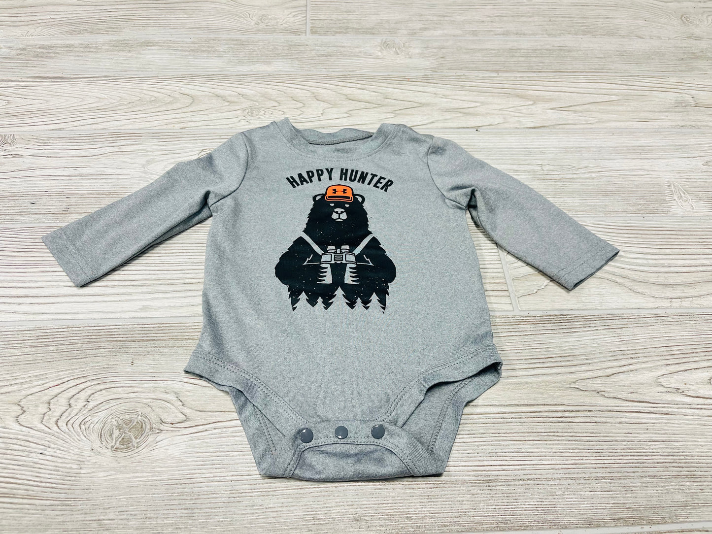 Under Armour “Happy Hunter” Athletic Long Sleeve Onesie
