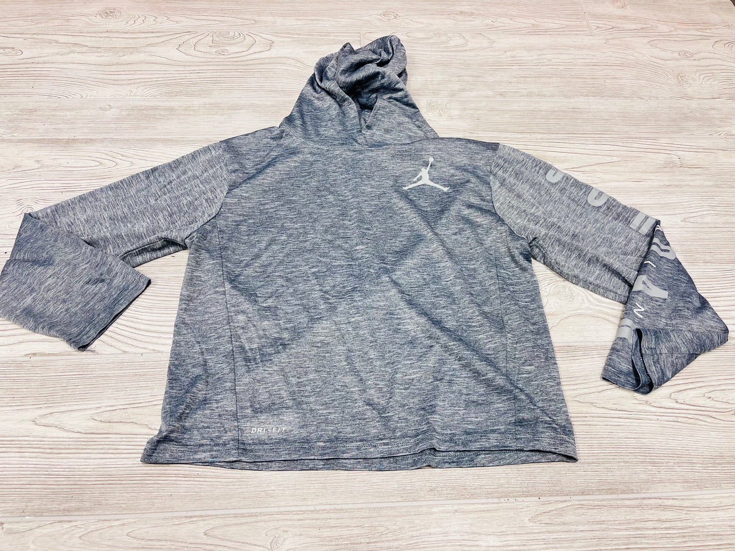 Nike Air Jordan Hooded Athletic Long Sleeve Shirt