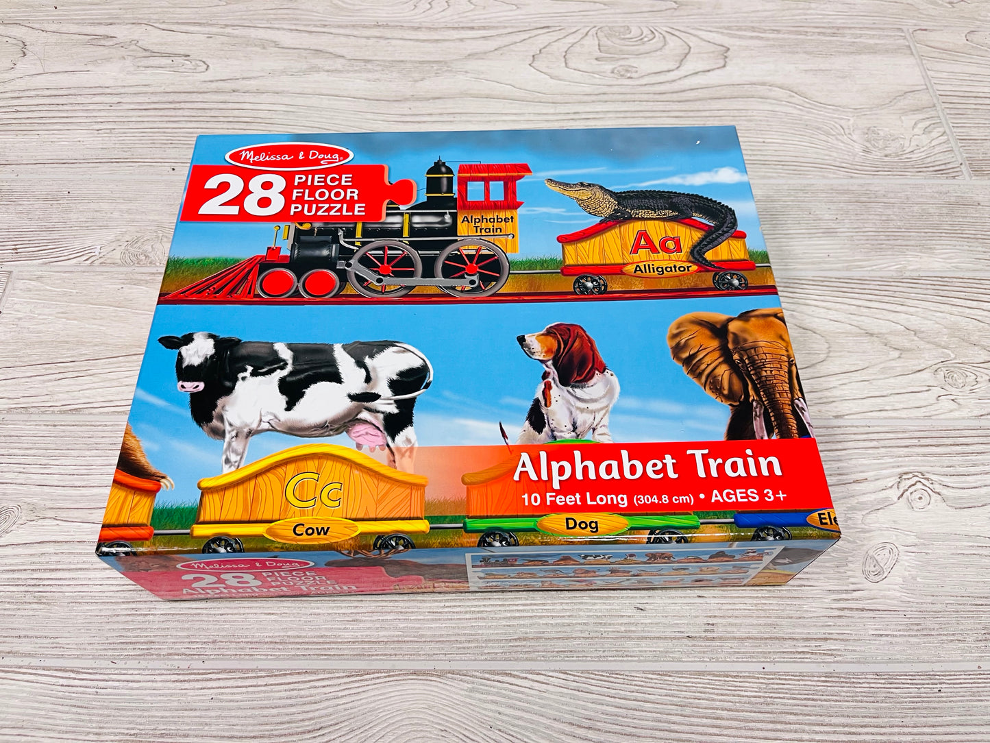 Melissa & Doug Alphabet Train Floor Puzzle