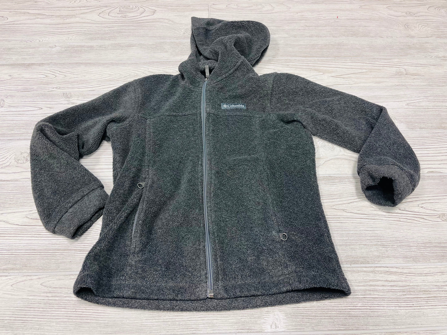 Columbia Zip Up Hooded Fleece Jacket