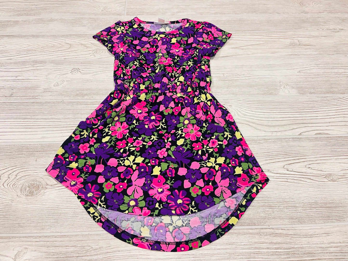 LulaRoe Flower Print Pocket Dress