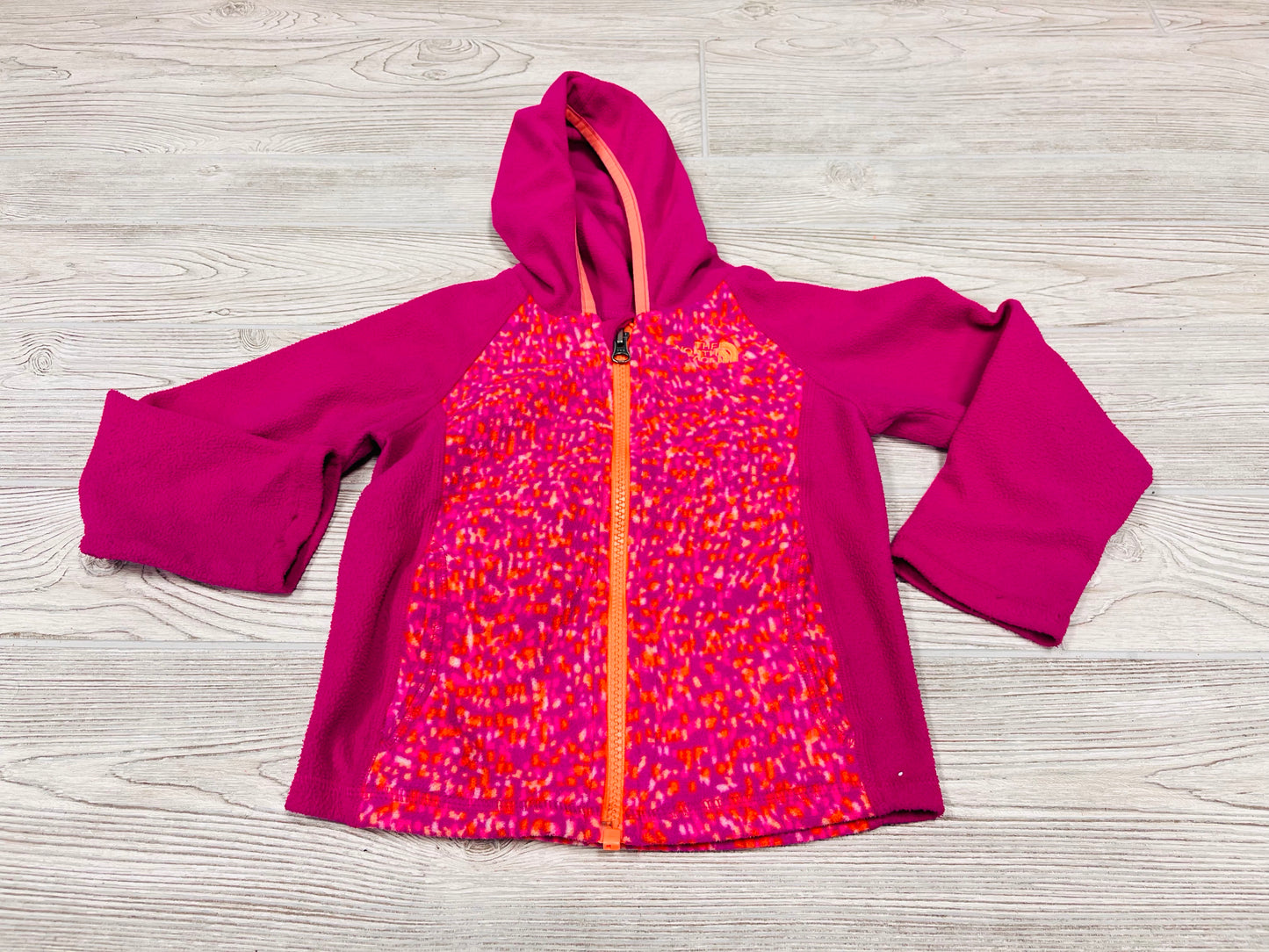 The North Face Hooded Zip Up Fleece Jacket