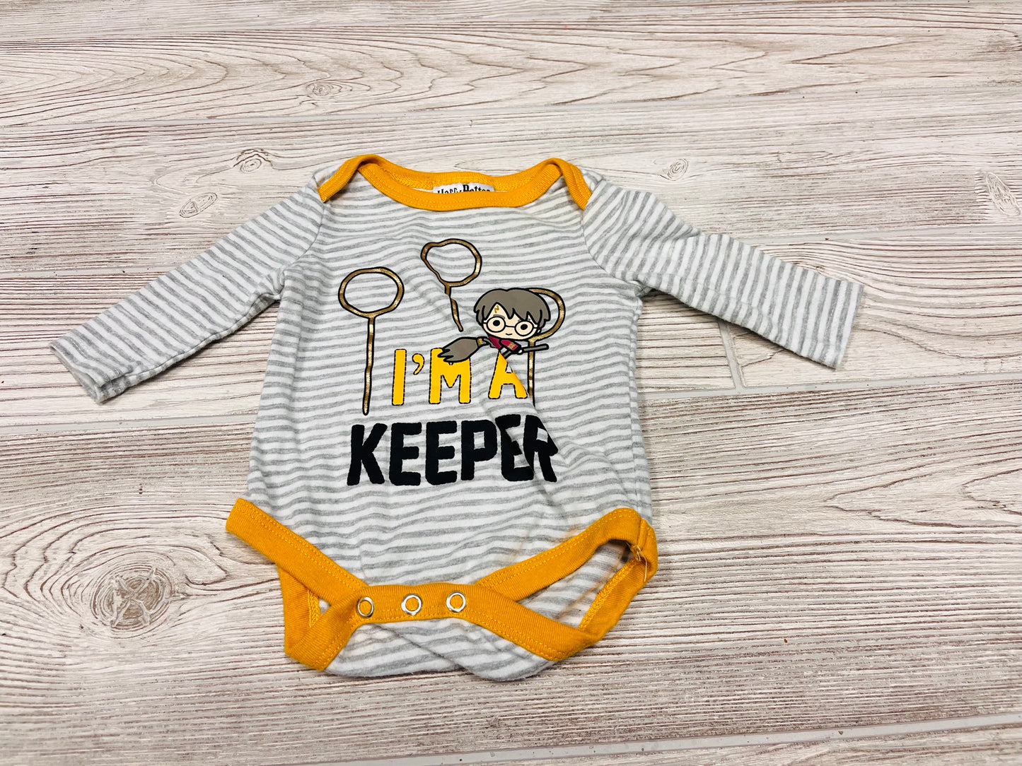 Harry Potter “I’m A Keeper” Long Sleeve Onesie
