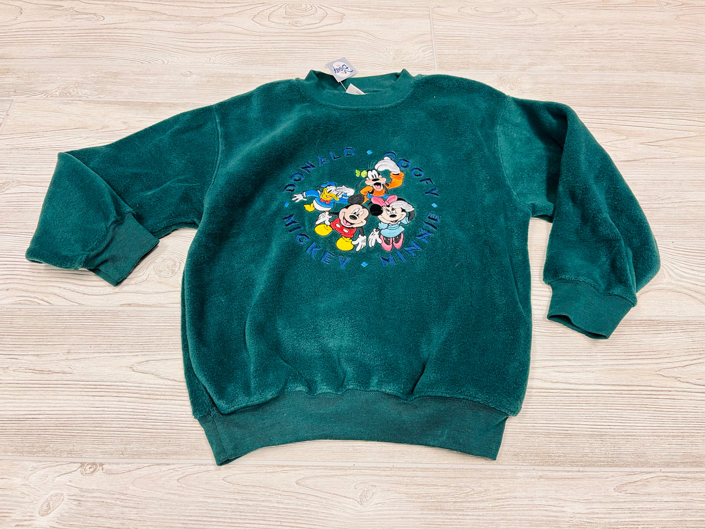 Vintage The Disney Store Embroidered Character Sweatshirt