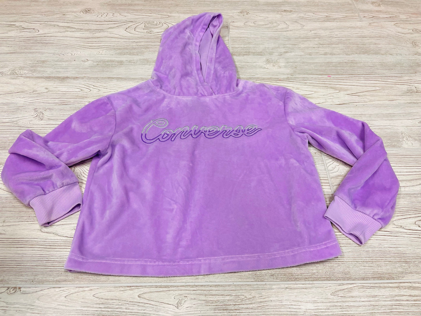Converse Cropped Hooded Sweatshirt