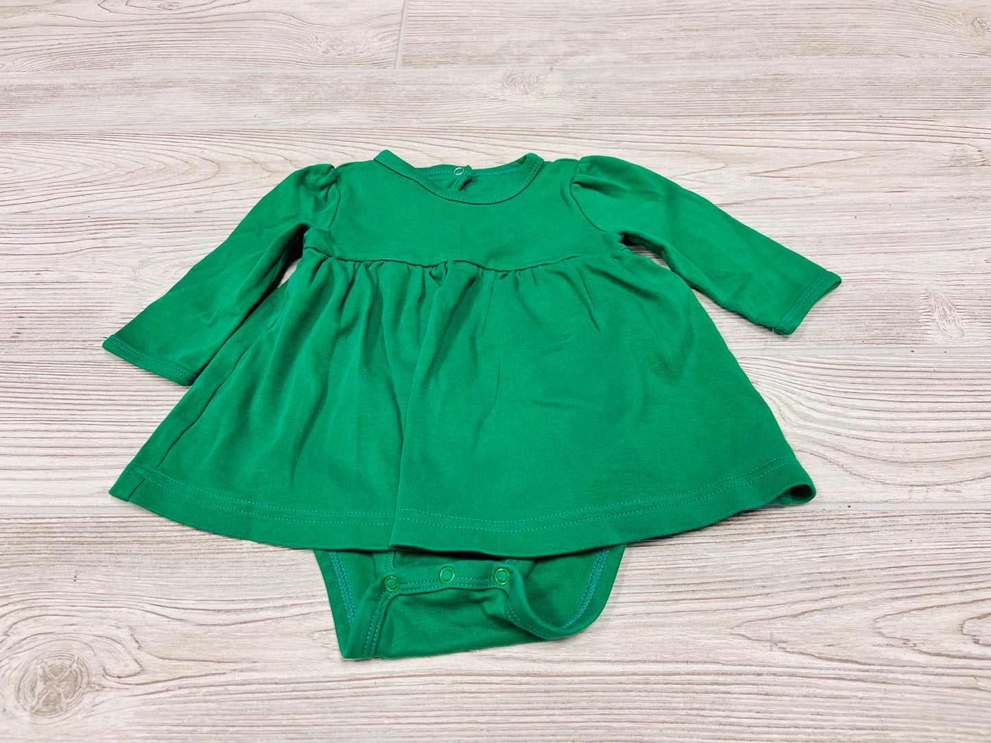 Primary Long Sleeve Dress Onesie