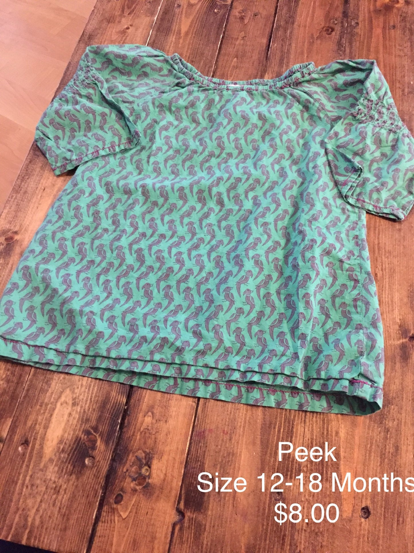 Peek Bird Print Spring Dress