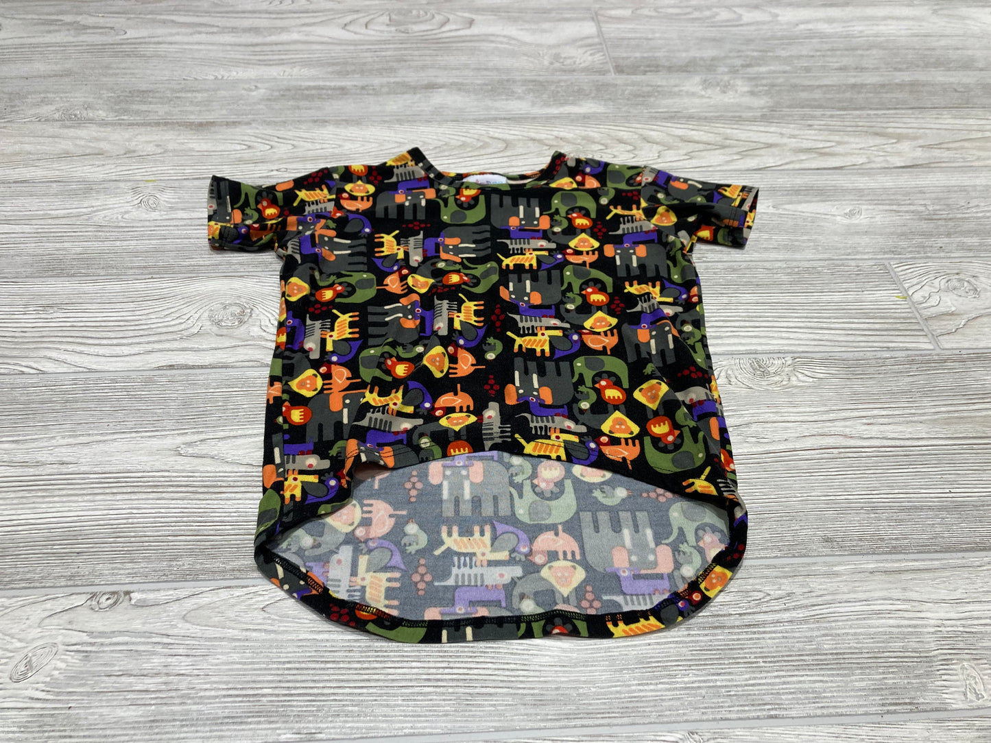 LulaRoe Animal Print Short Sleeve Shirt