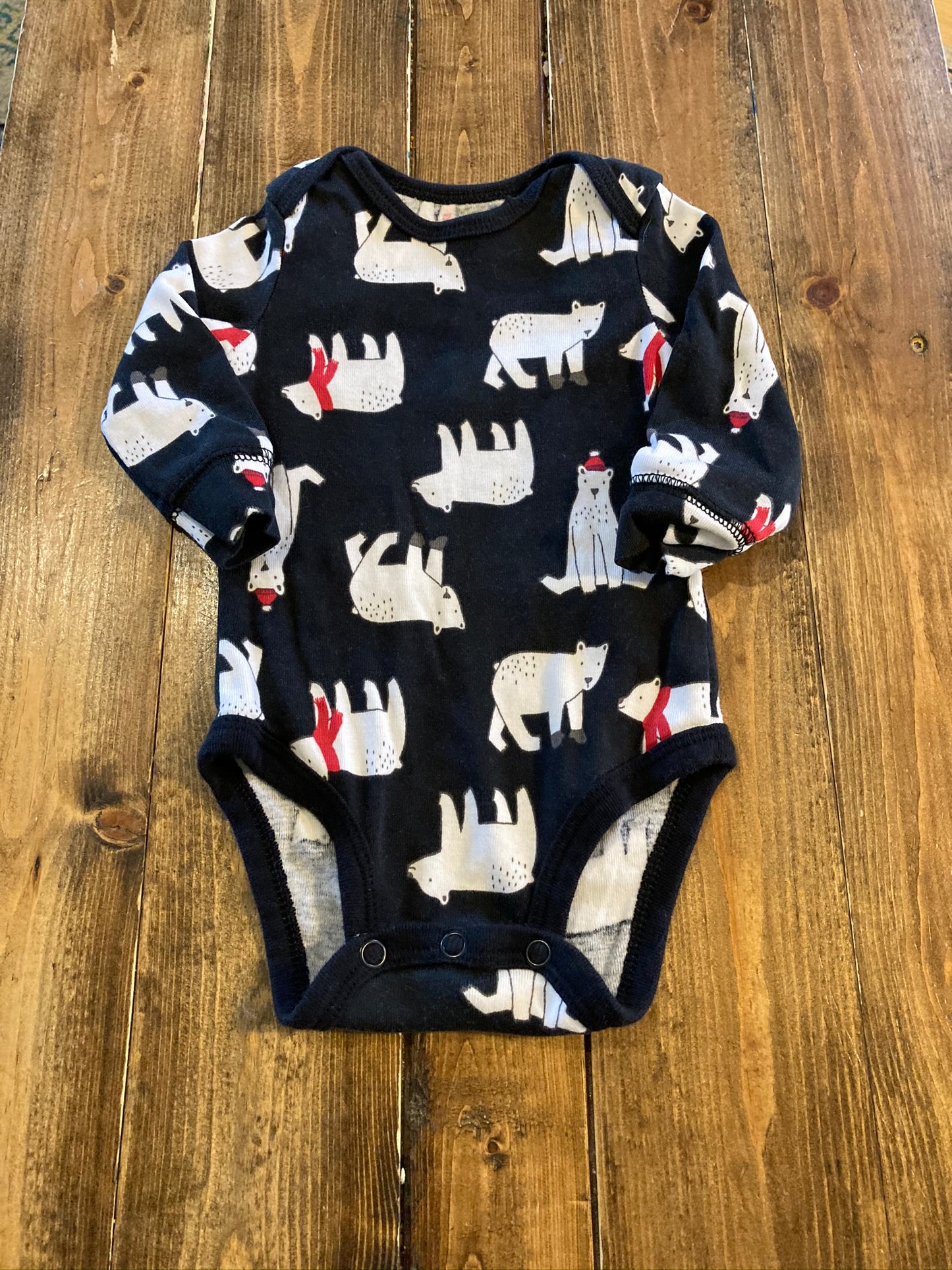 Carter’s Polar Bear Long Sleeve Onesie