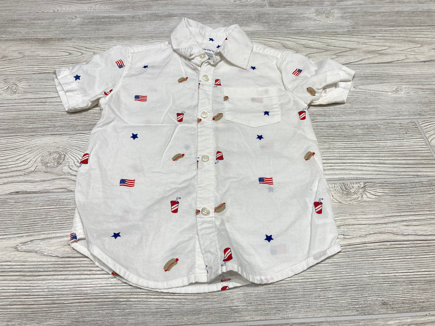 Carter’s Short Sleeve Button Down Shirt