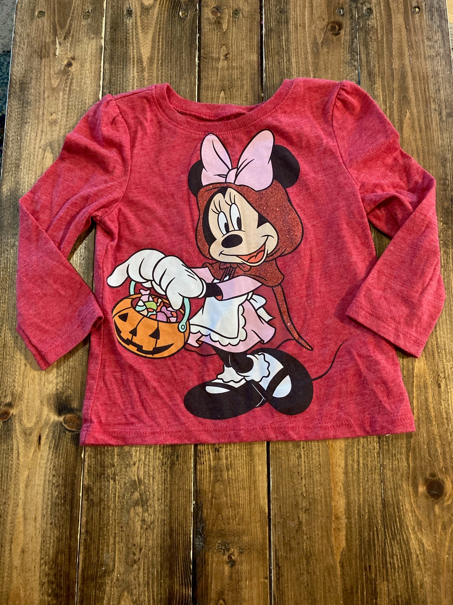 Old Navy Minnie Mouse Halloween Long Sleeve Shirt