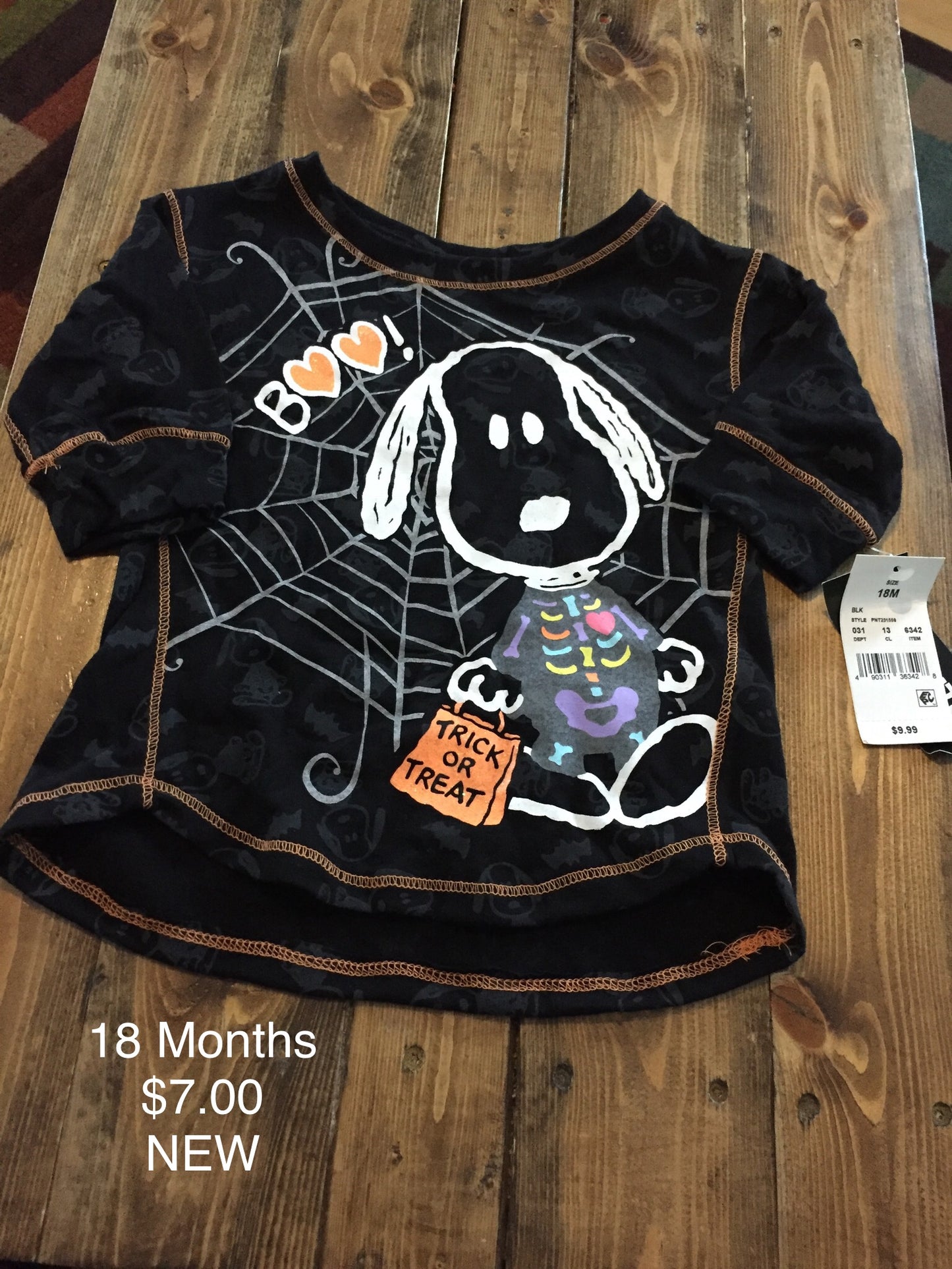 Peanuts Collection Girls Long Sleeve Shirt - Multiple Sizes