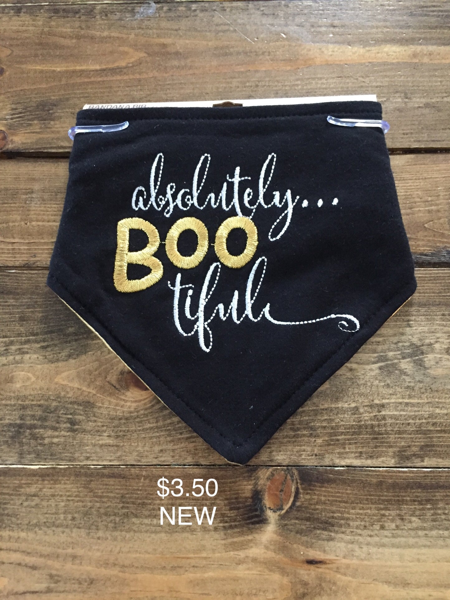 So Dorable “Absolutely BOOtiful” Bandana Bib