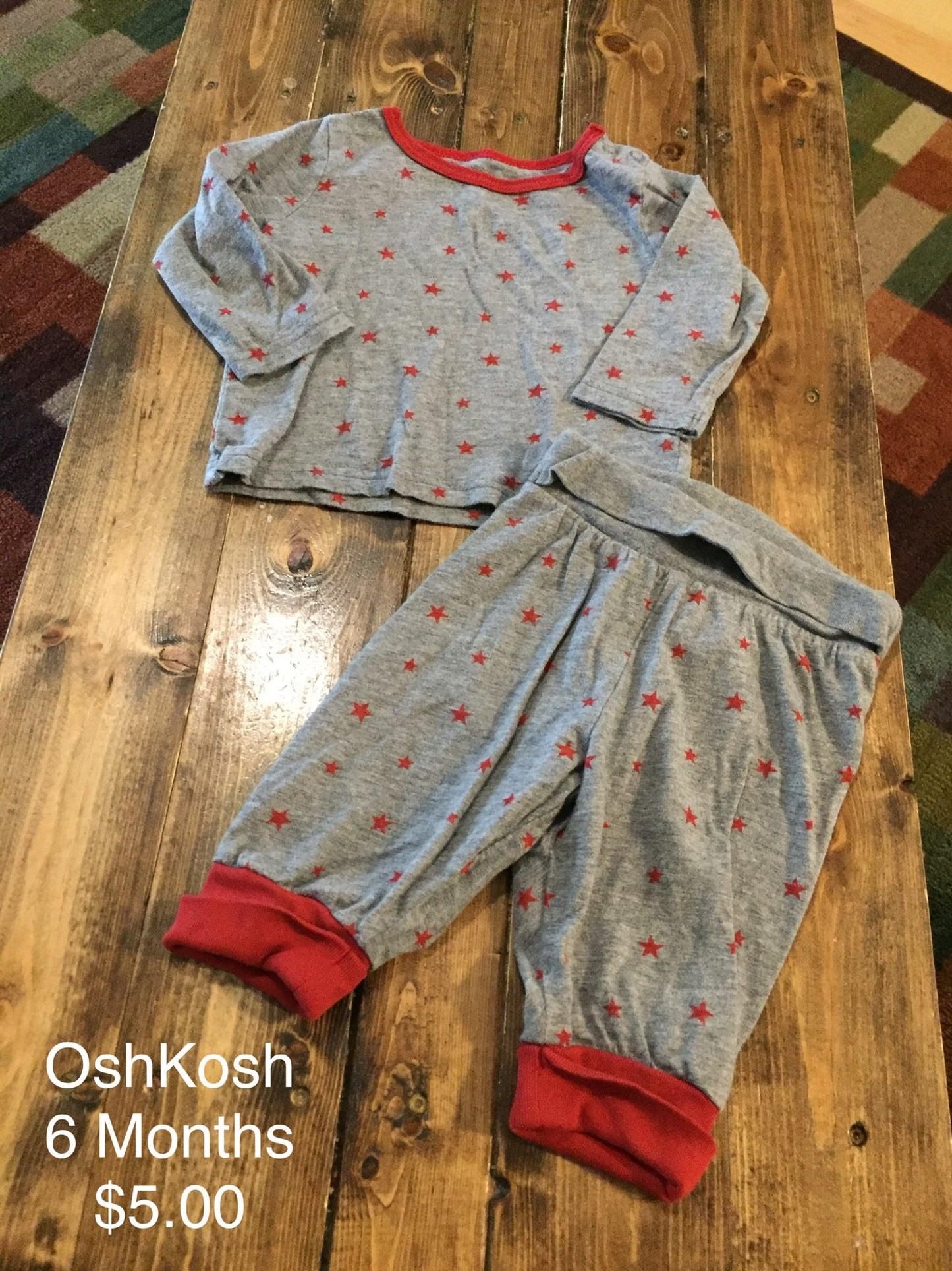 OshKosh Two Piece Star Print Outfit