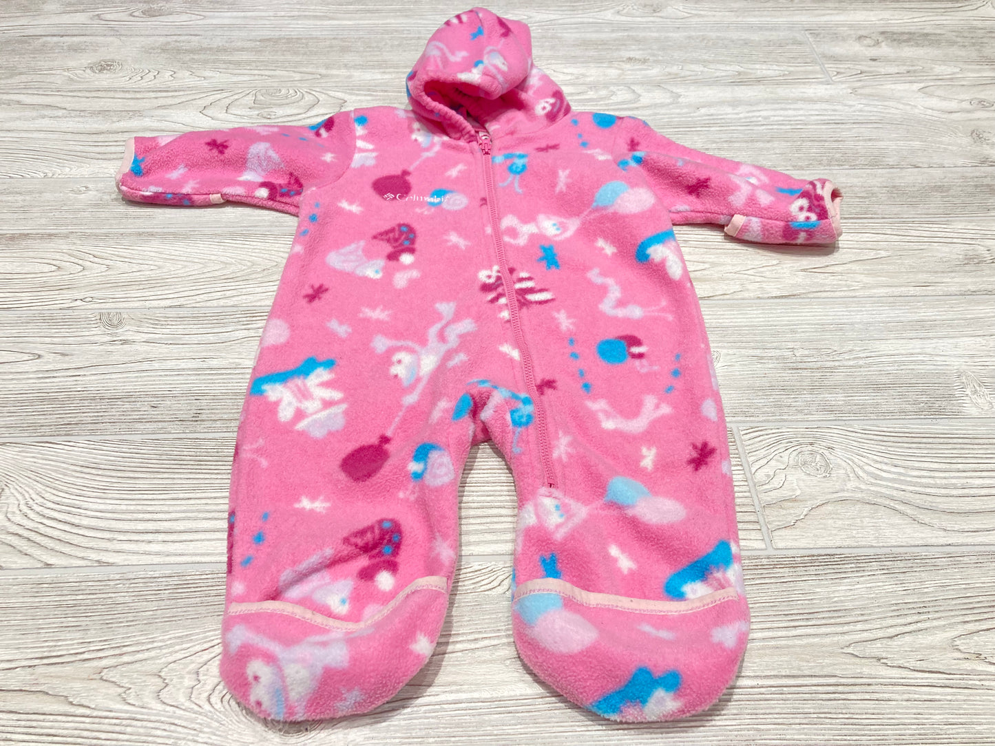 Columbia Girls Fleece Zip Up Suit