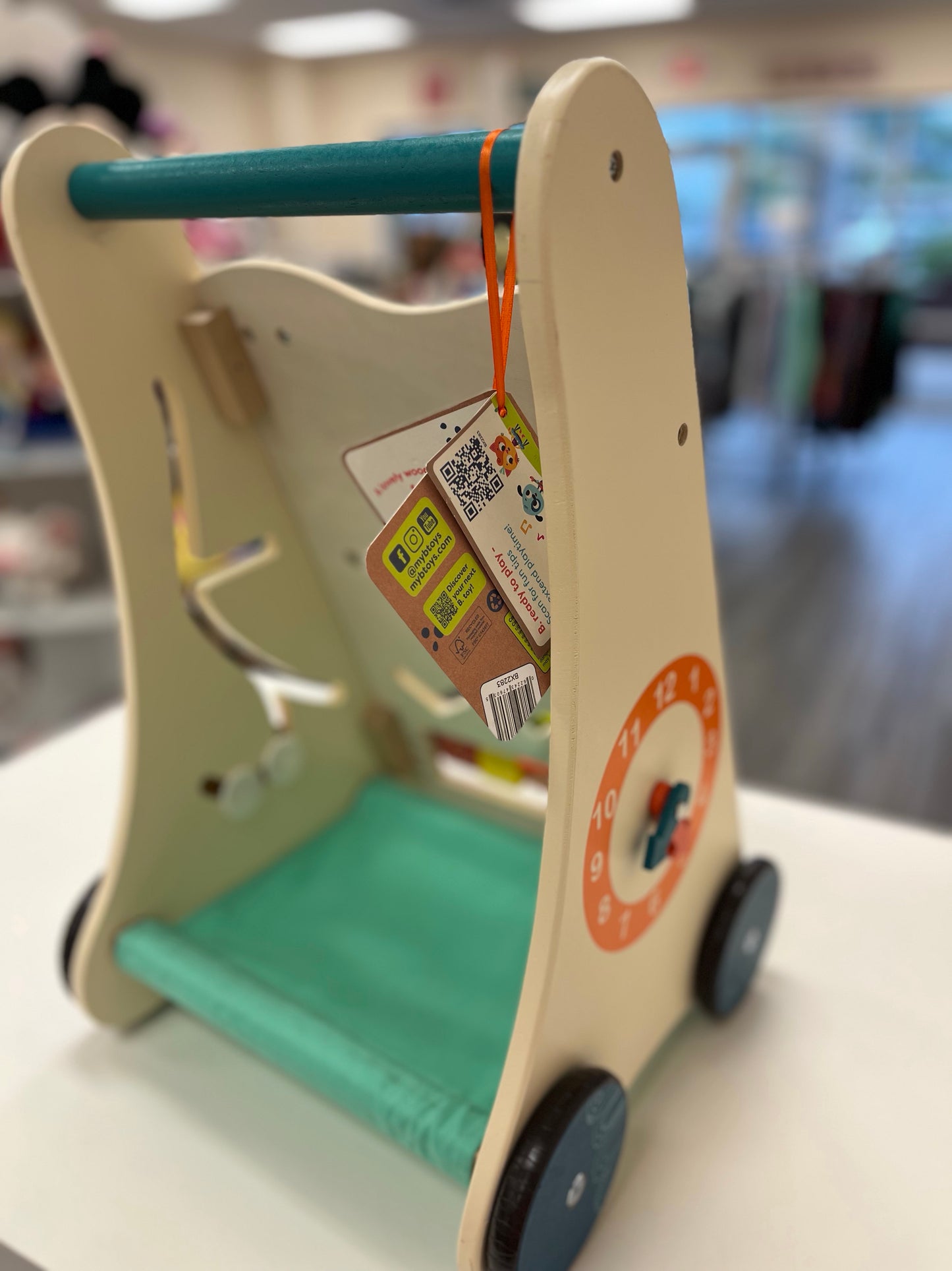 B. Toys Wooden Activity Walker Little Learning Steps