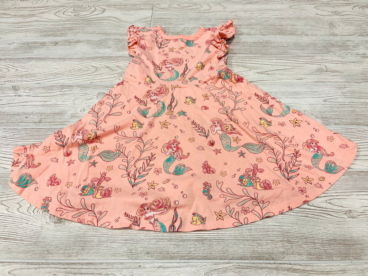 Disney Princess The Little Mermaid Short Sleeve Dress