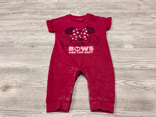 Disney Baby “Bows Are The Best” Minnie Mouse Romper