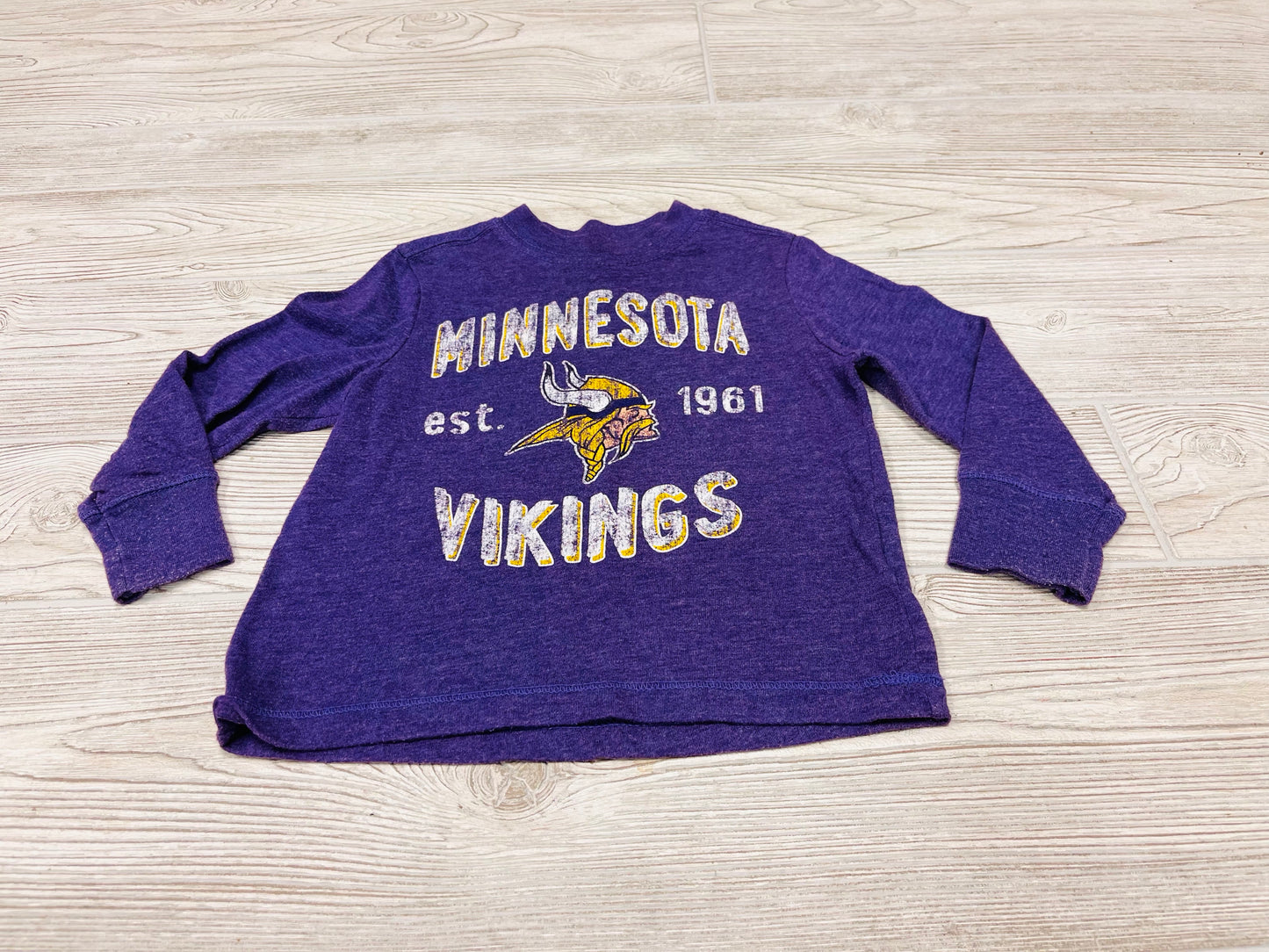 NFL Team Apparel Minnesota Vikings Long Sleeve Shirt