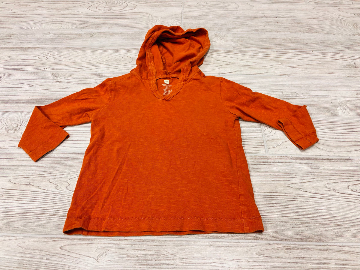 Tea Hooded Long Sleeve Shirt