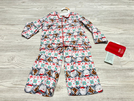 Rudolph The Red Nosed Reindeer Two Piece Winter Pajama