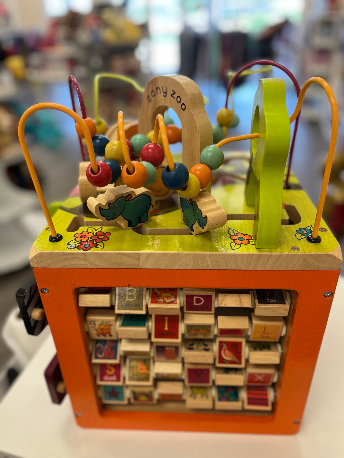 B. Toys Wooden Activity Cube