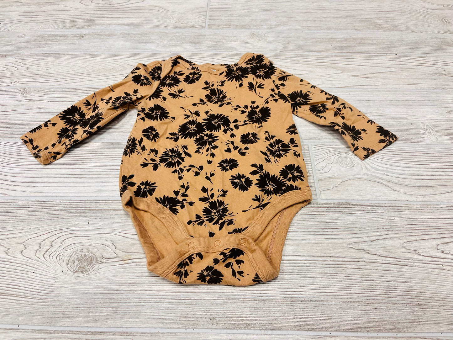 GAP Floral Long Sleeve Onesie