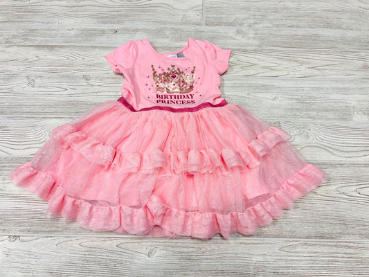The Children’s Place “Birthday Princess” Short Sleeve Dress with Tutu