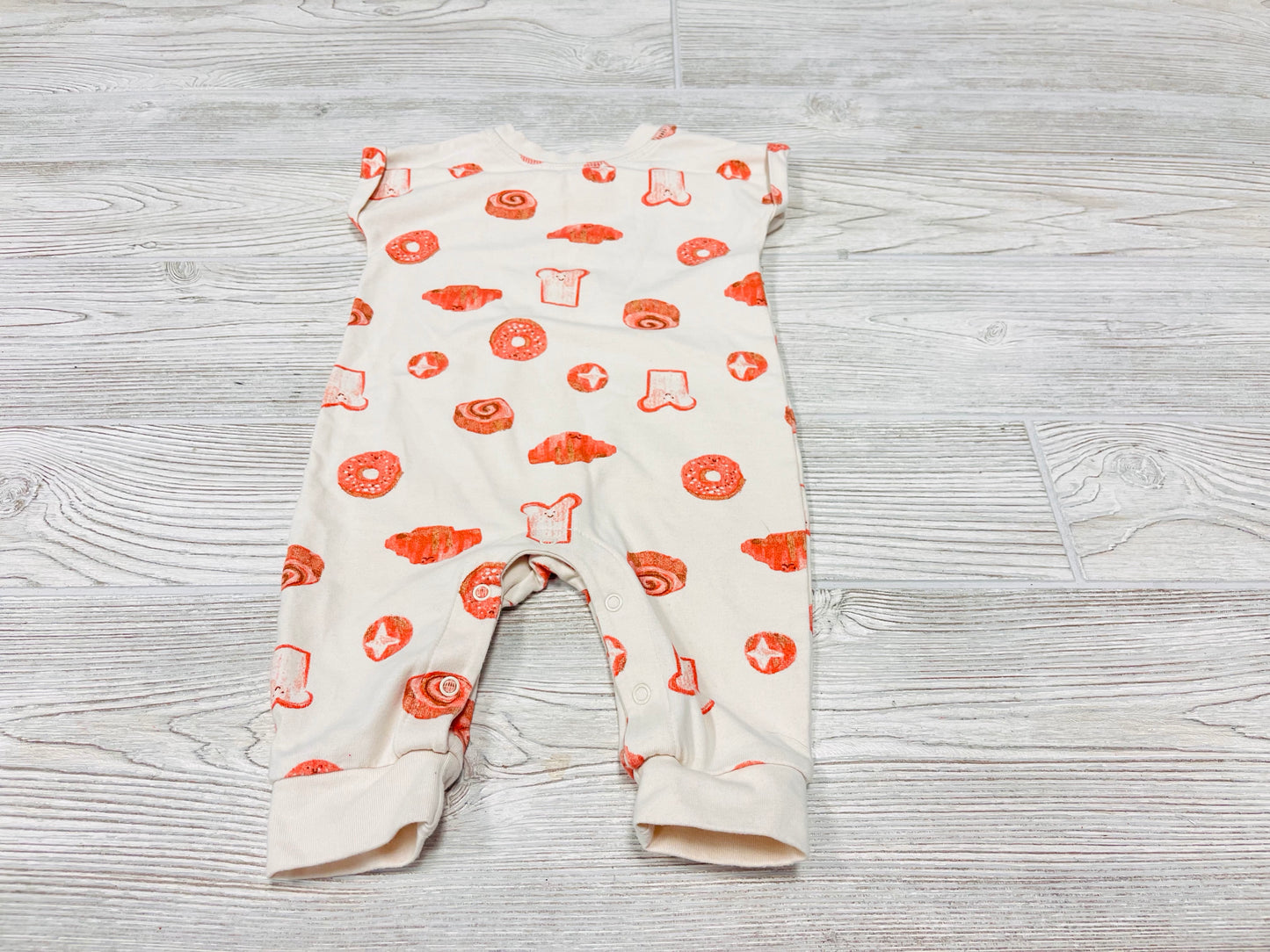 Cat & Jack Bakery Print Short Sleeve Romper