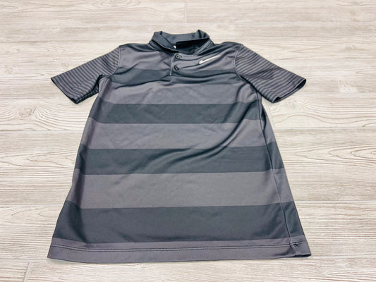 Nike Dri-Fit Striped Golf Short Sleeve Polo Shirt