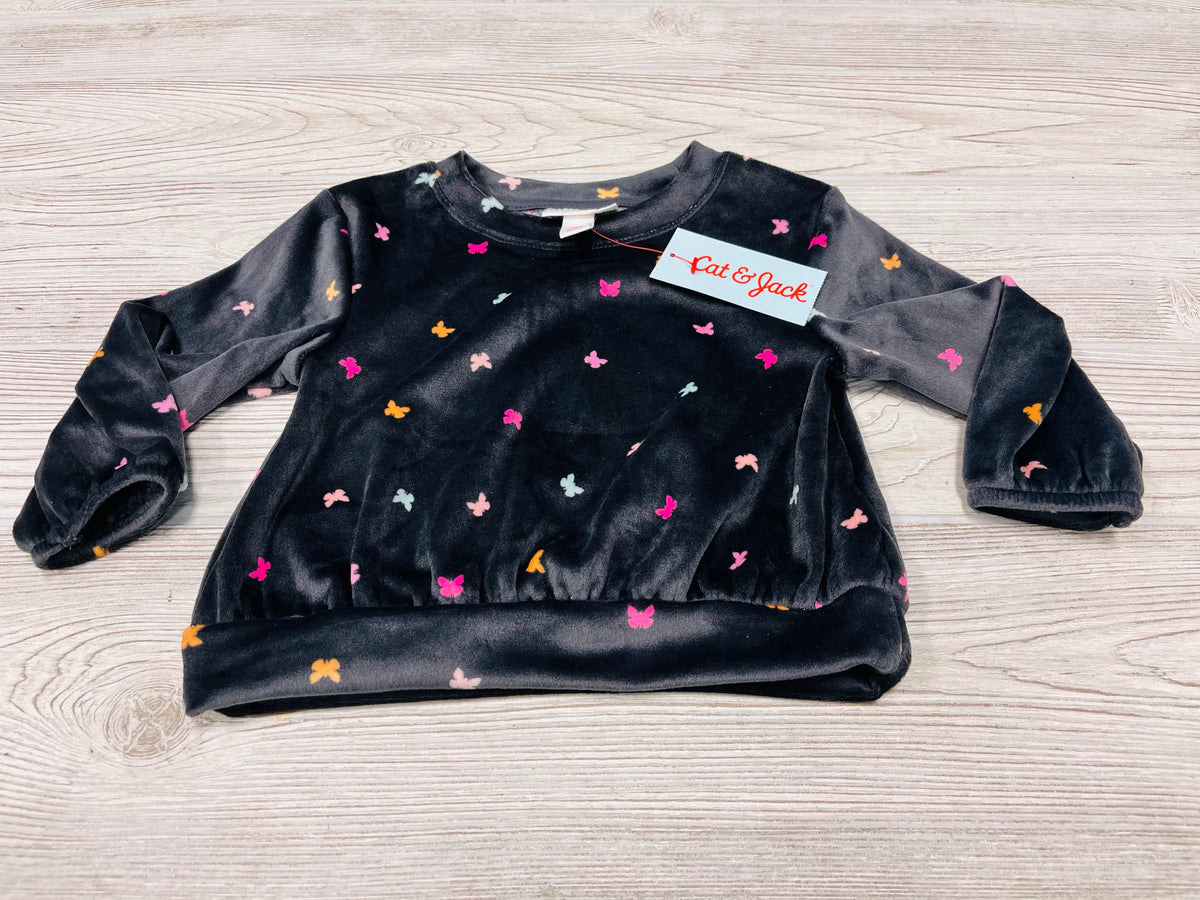 Cat & Jack Butterfly Print Sweatshirt