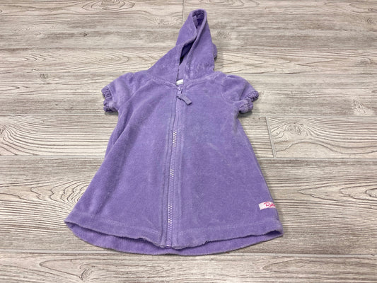 RuffleButts Terry Full Zip Up Cover Up