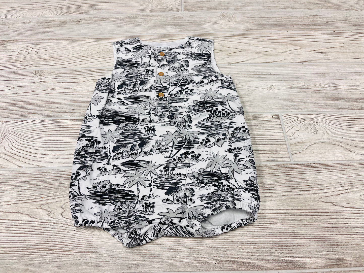 Janie And Jack Tropical Print Romper