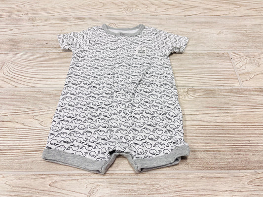 Simple Joys by Carter’s Whale Print Button Down Romper