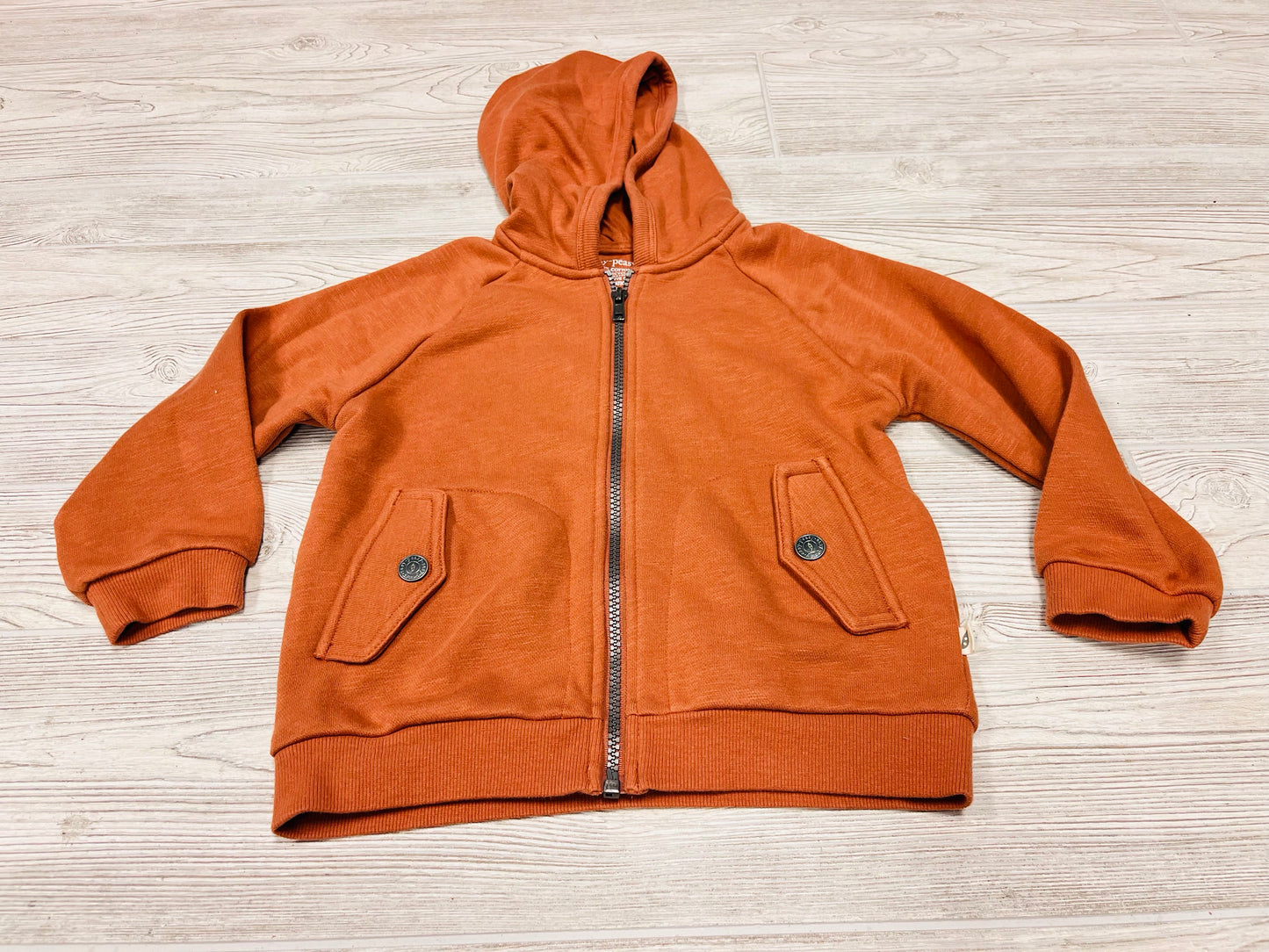 Easy Peasy Hooded Zip Up Sweatshirt