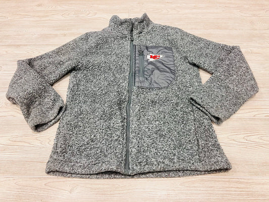 Girls NFL Team Apparel Kansas City Chiefs Zip Up Sherpa Jacket