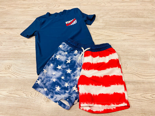 OshKosh “Stars Stripes Surf” Swim Outfit