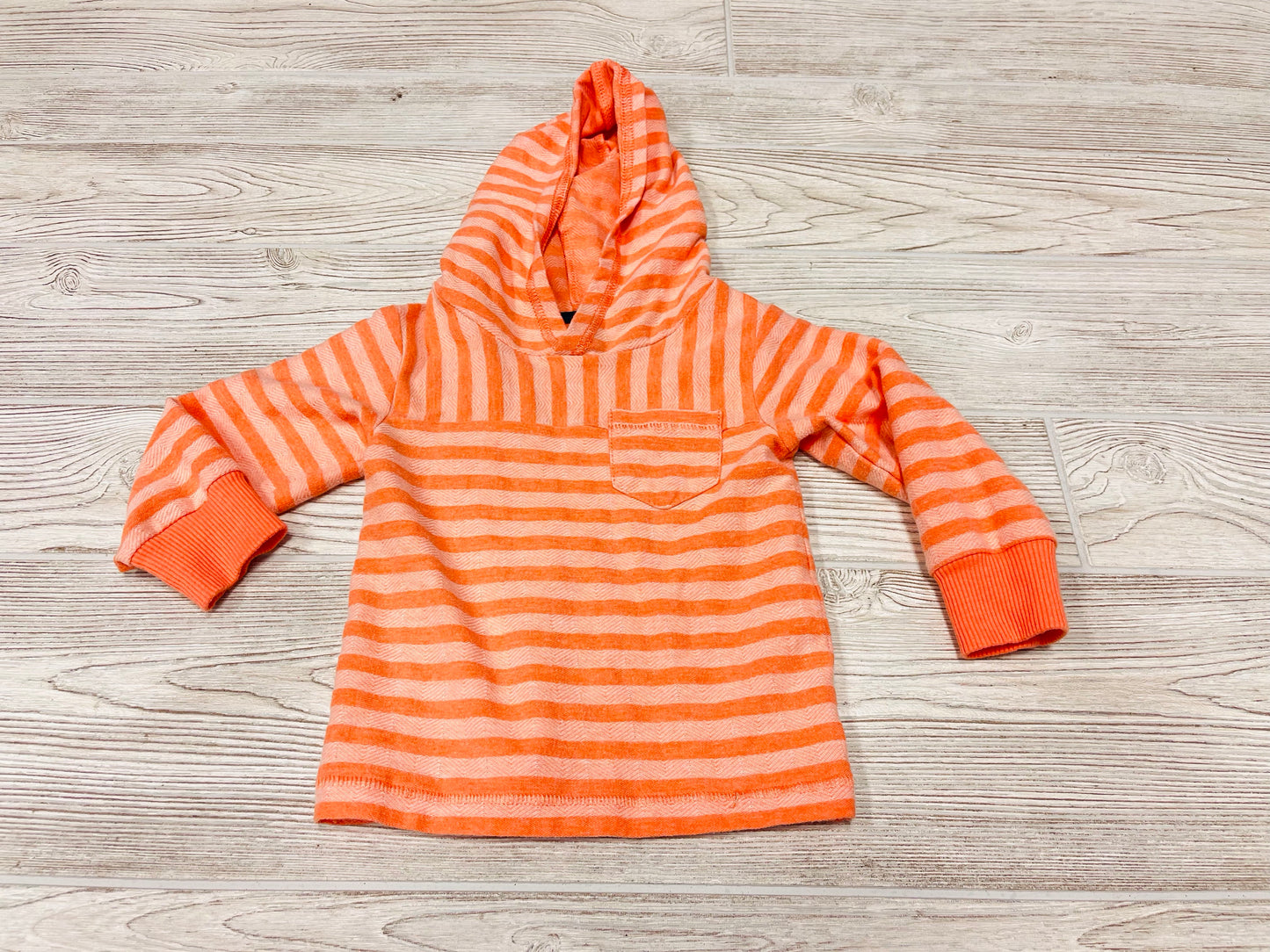 OshKosh Striped Hooded Long Sleeve Shirt