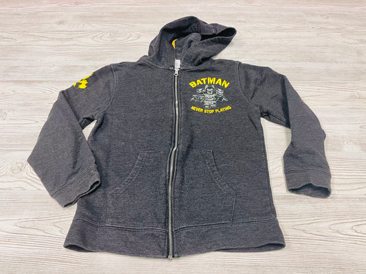 The LEGO Move 2 Batman “Never Stop Playing” Hooded Zip Up Sweatshirt