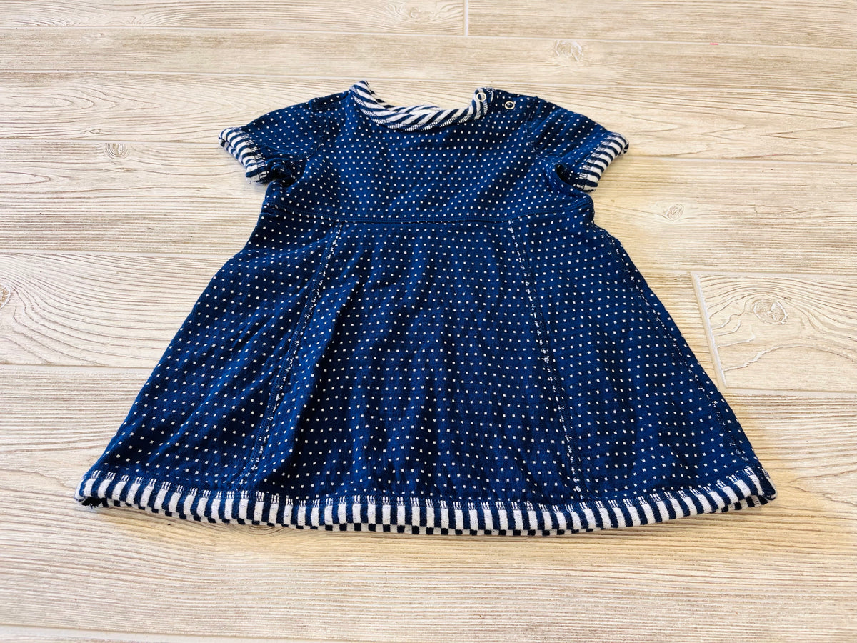 HannaAndersson Polka Dot Short Sleeve Dress