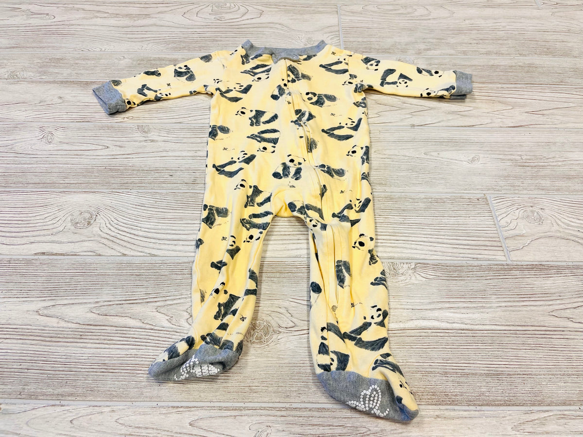 Burt’s Bees Baby Panda Print Zip Up Pajama