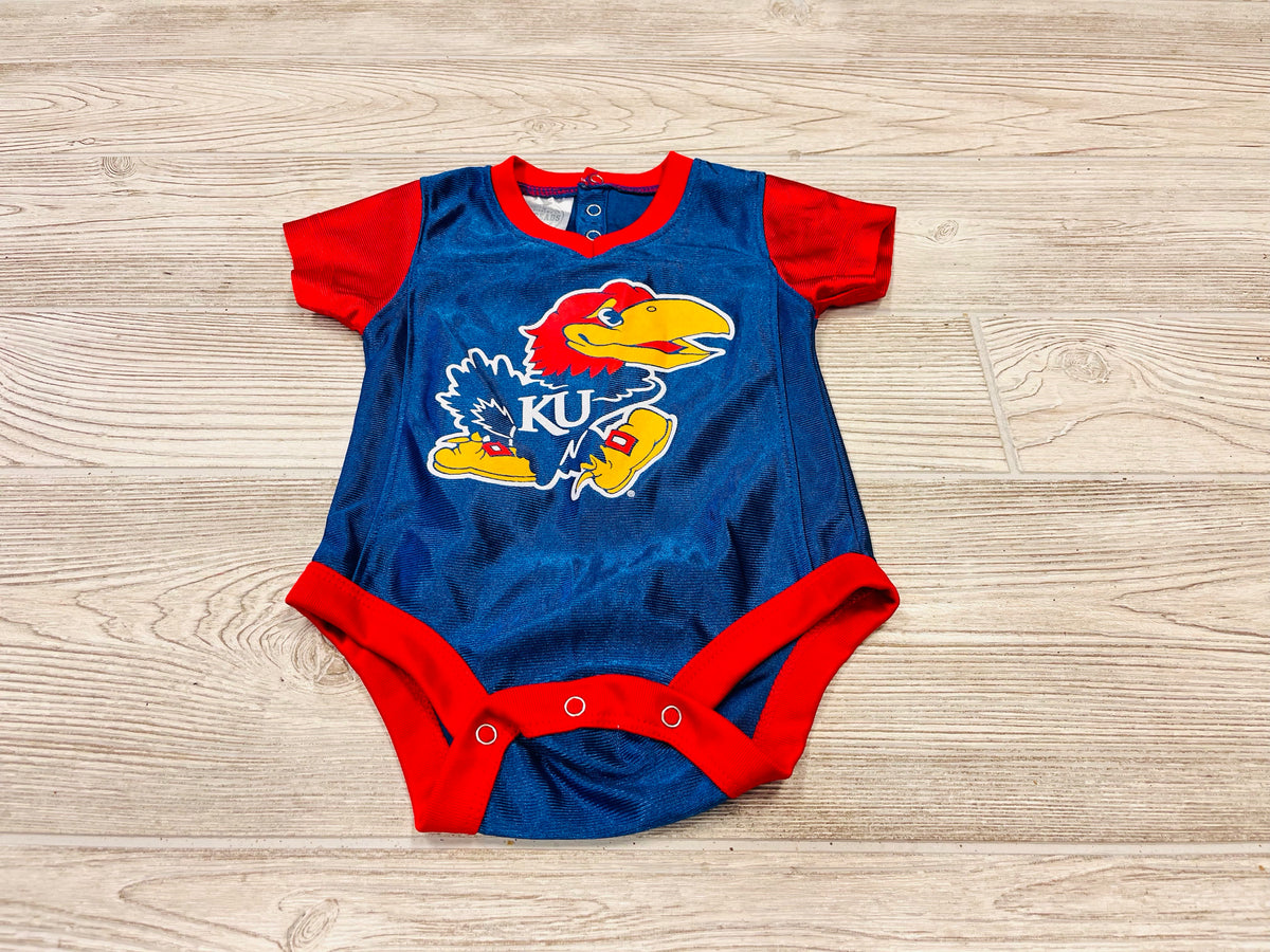 Rivalry Threads Kansas Jayhawks Jersey Onesie